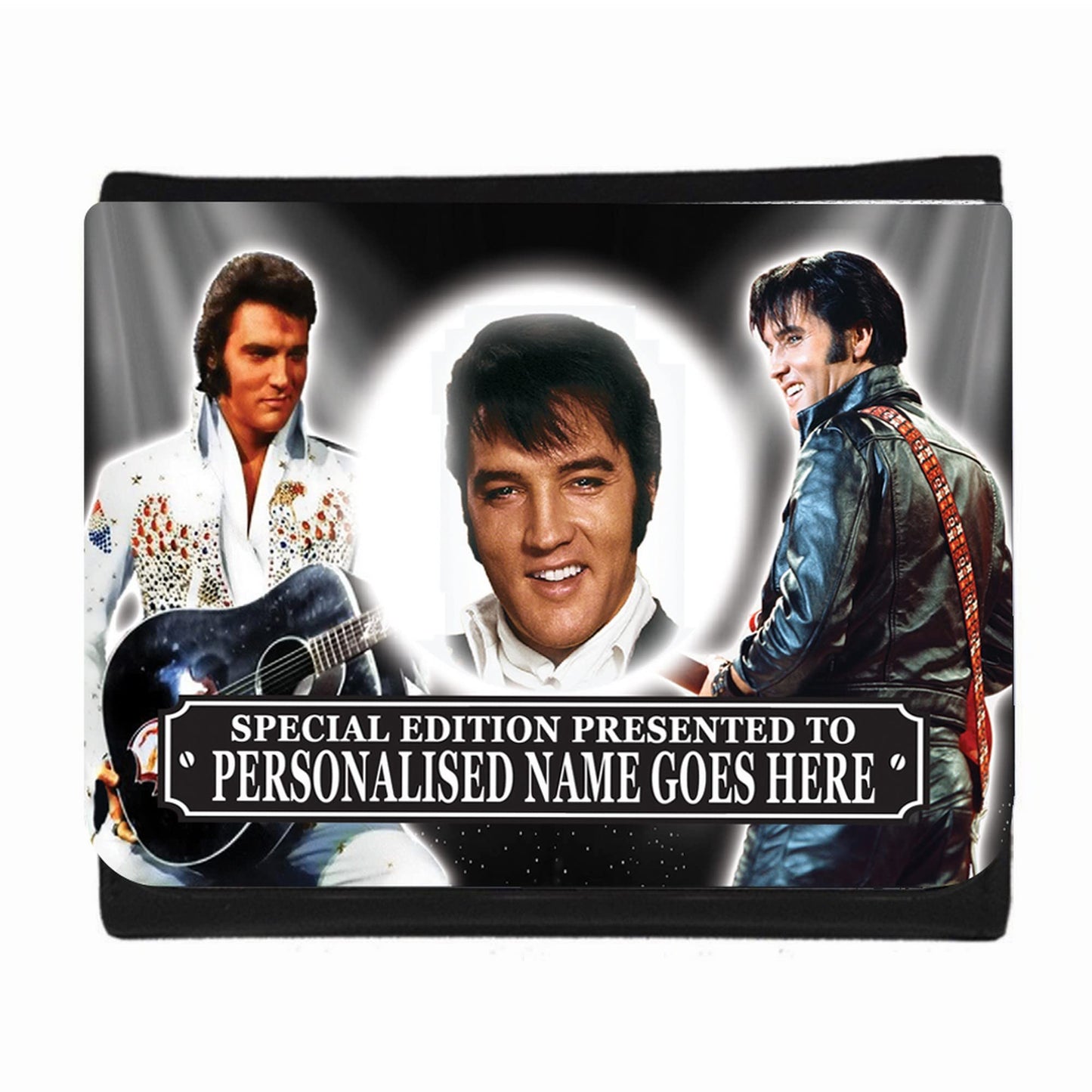 Presley King of Rock n Roll Music Icon Personalised Wallet Gift