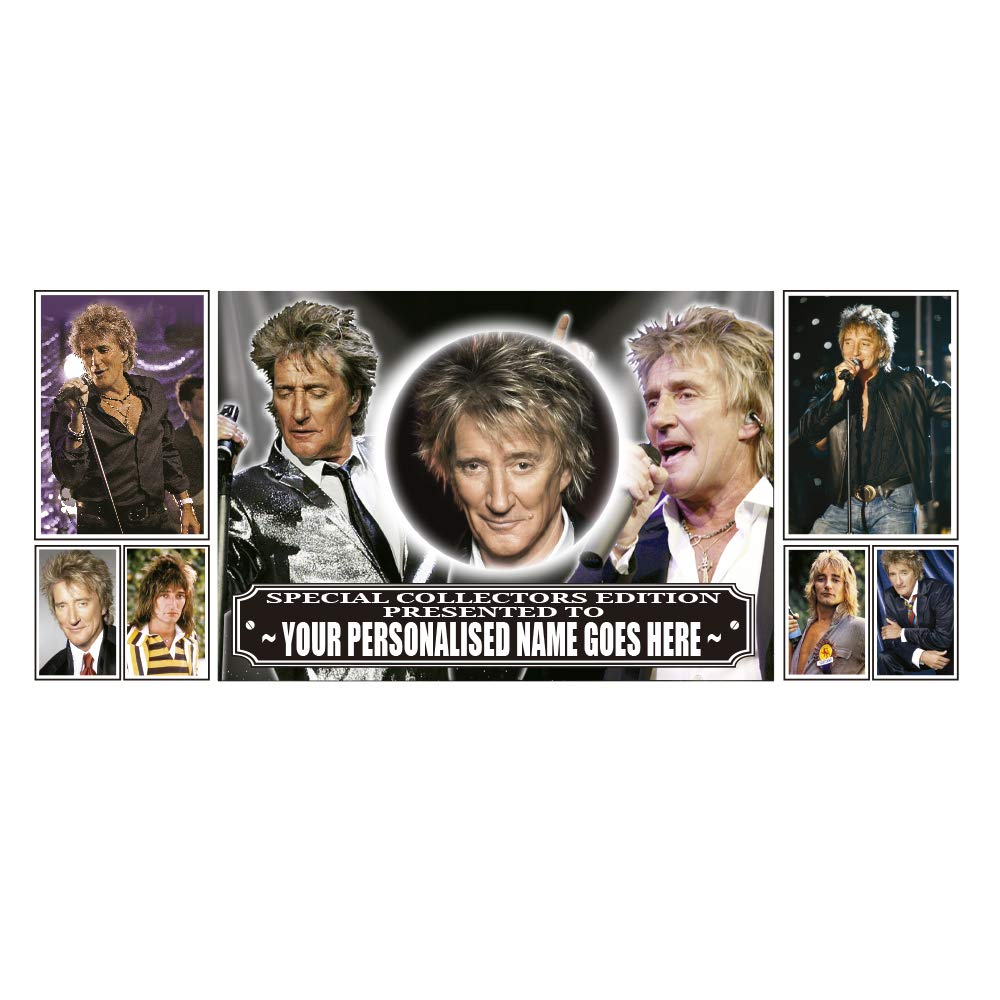 Rod Stewart Personalised Icon Gift Mug with Sweets