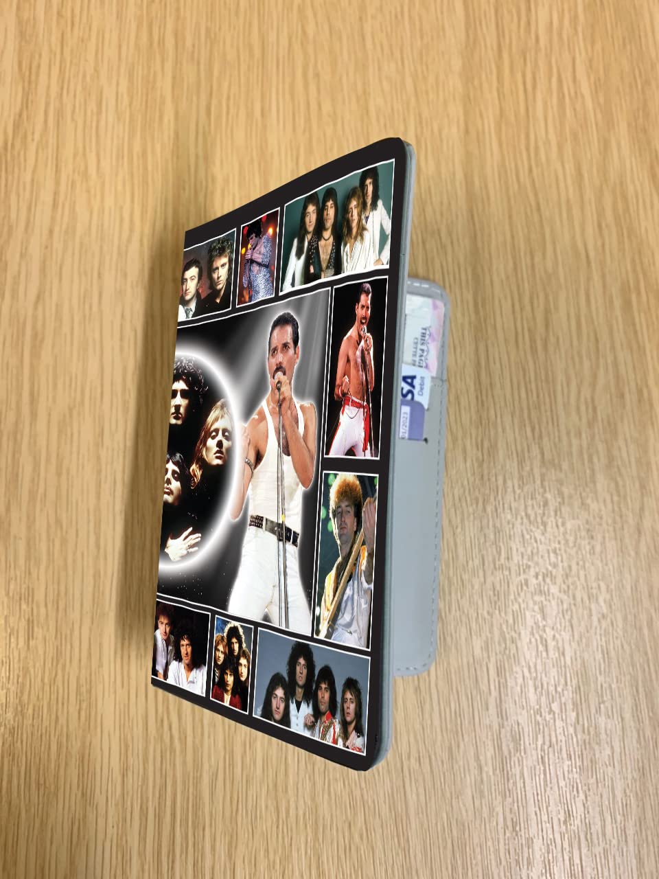 Freddie MERC Music Icon Passport Case Holder Gift