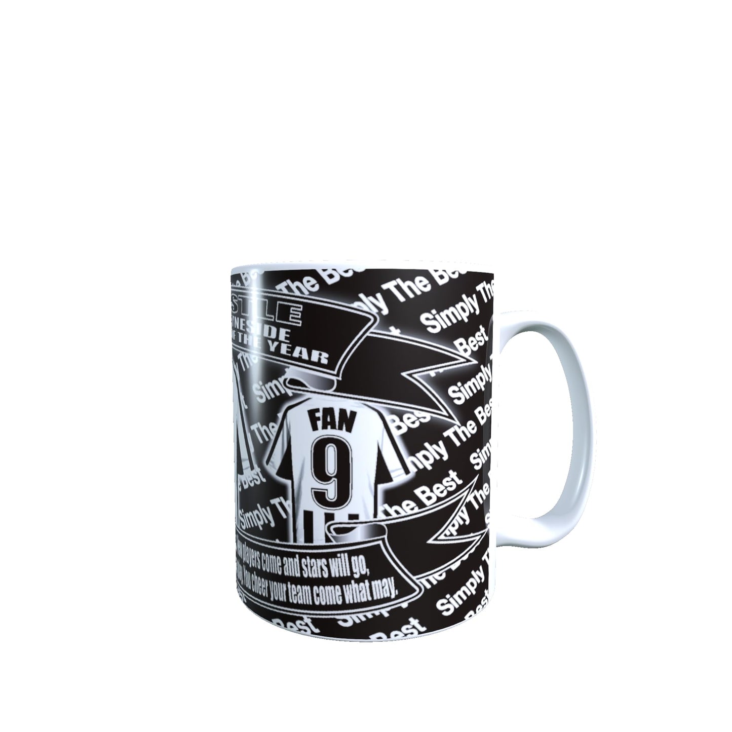 Newcastle Personalised Football Shirt Lap Tray And Mug Gift Set