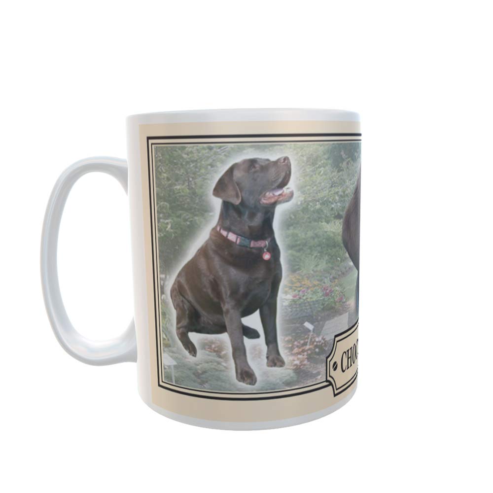 Chocolate Labrador Dog Breed Gift Mug