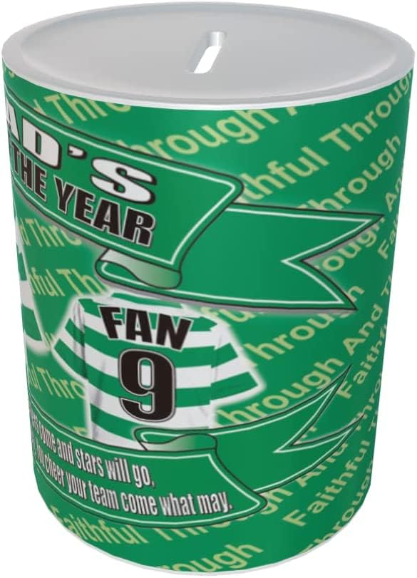 The Celts Football Shirt Ceramic Money Box Gift
