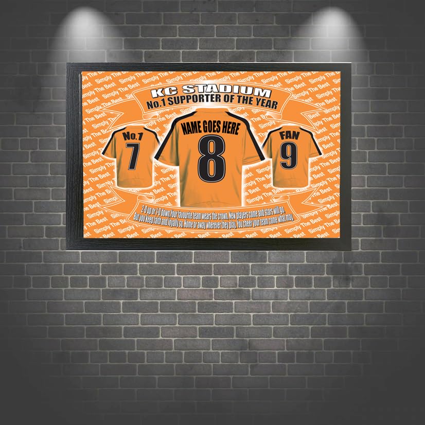 Hull Football Shirt Personalised Picture Gift