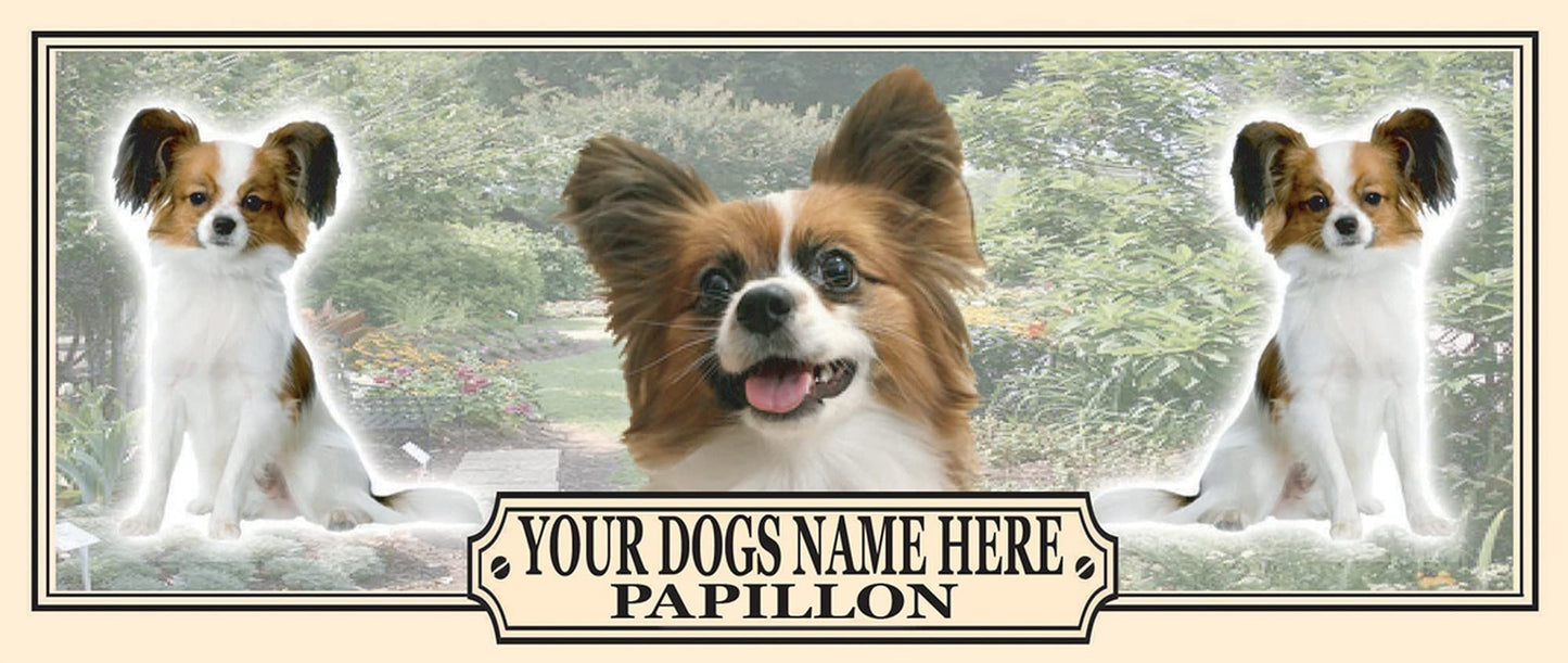 Papillon Personalised Dog Breed Gift Mug
