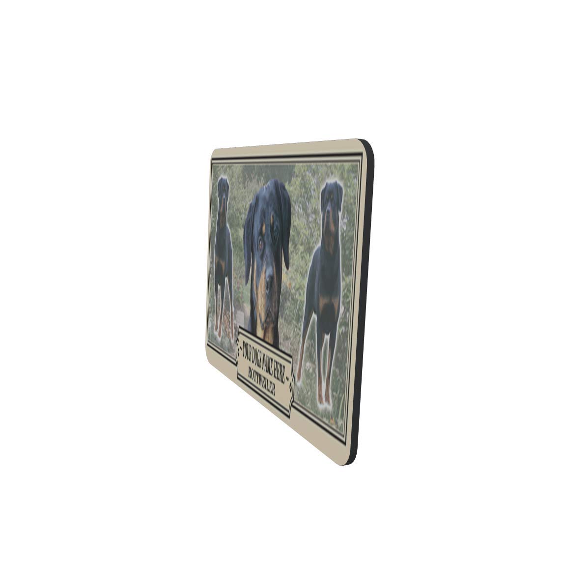 Rottweiler Personalised Dog Breed Mouse Mat Gift
