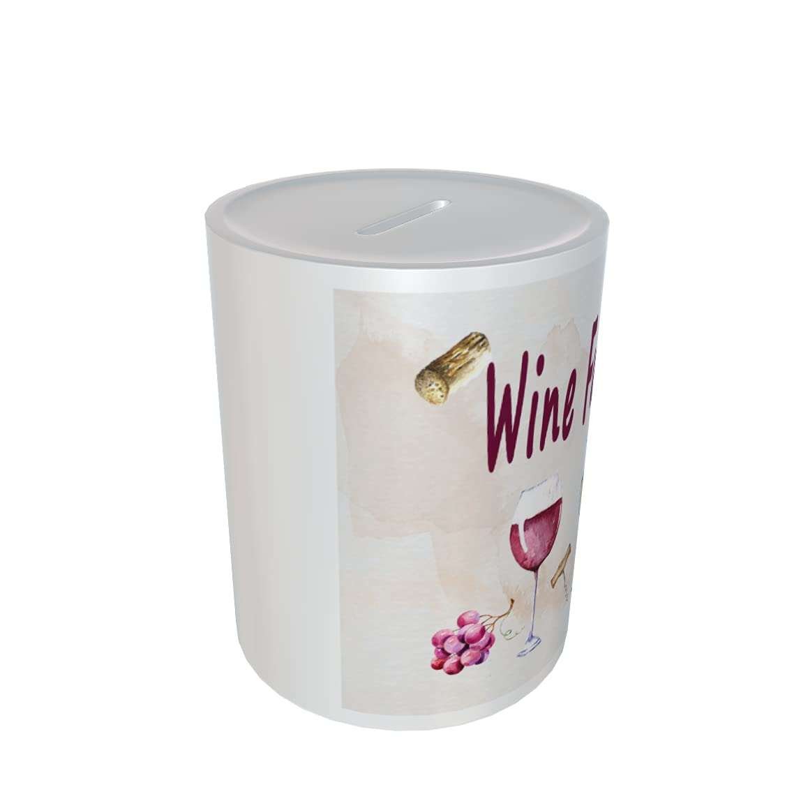 Wine Fund Ceramic Piggy Bank Money Box Gift