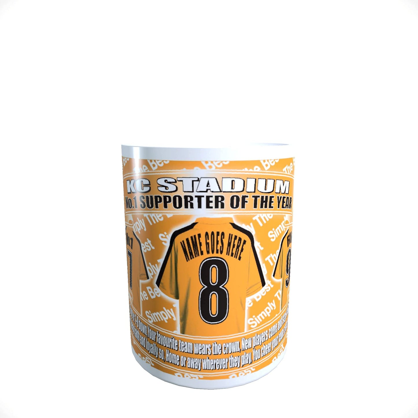 Hull Football Shirt Personalised Ceramic Money Box Gift