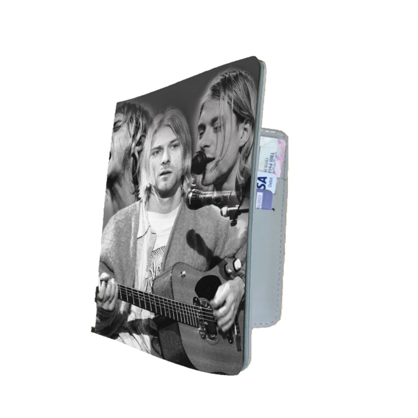Kurt-Cobain Music Icon Passport Case Holder Gift