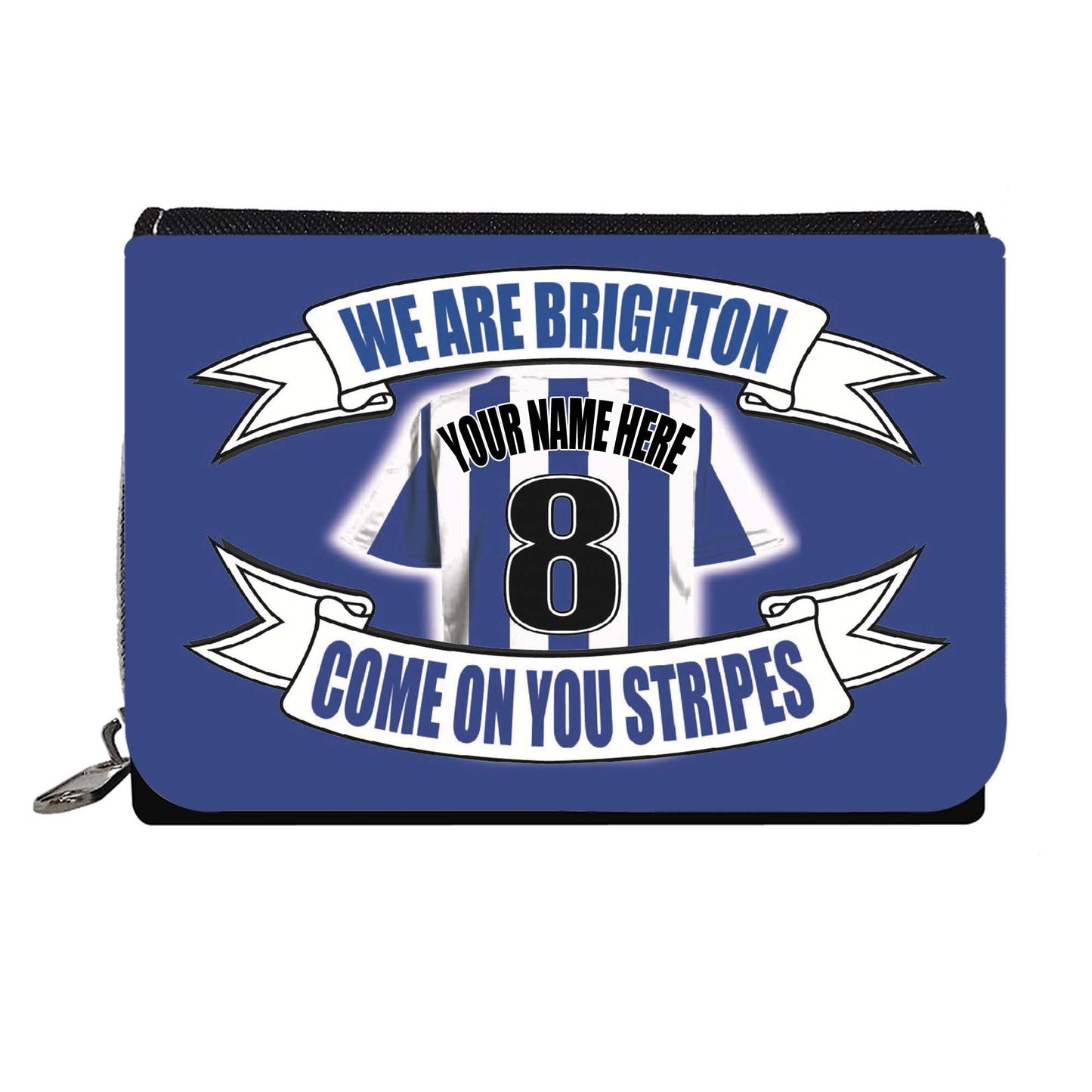 Brighton Purse Football Shirt Personalised Gift Purse