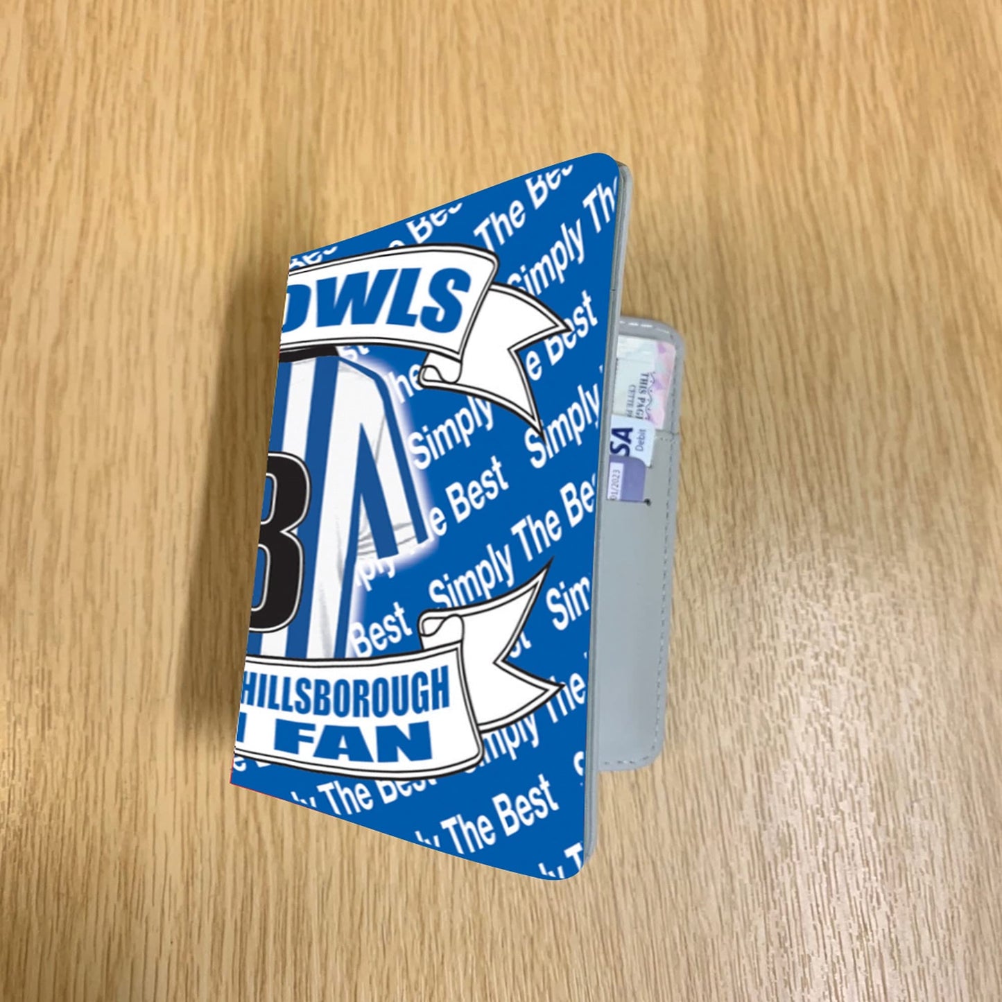 Sheff Wednesday Football Shirt Travel Passport Holder Case Gift Present