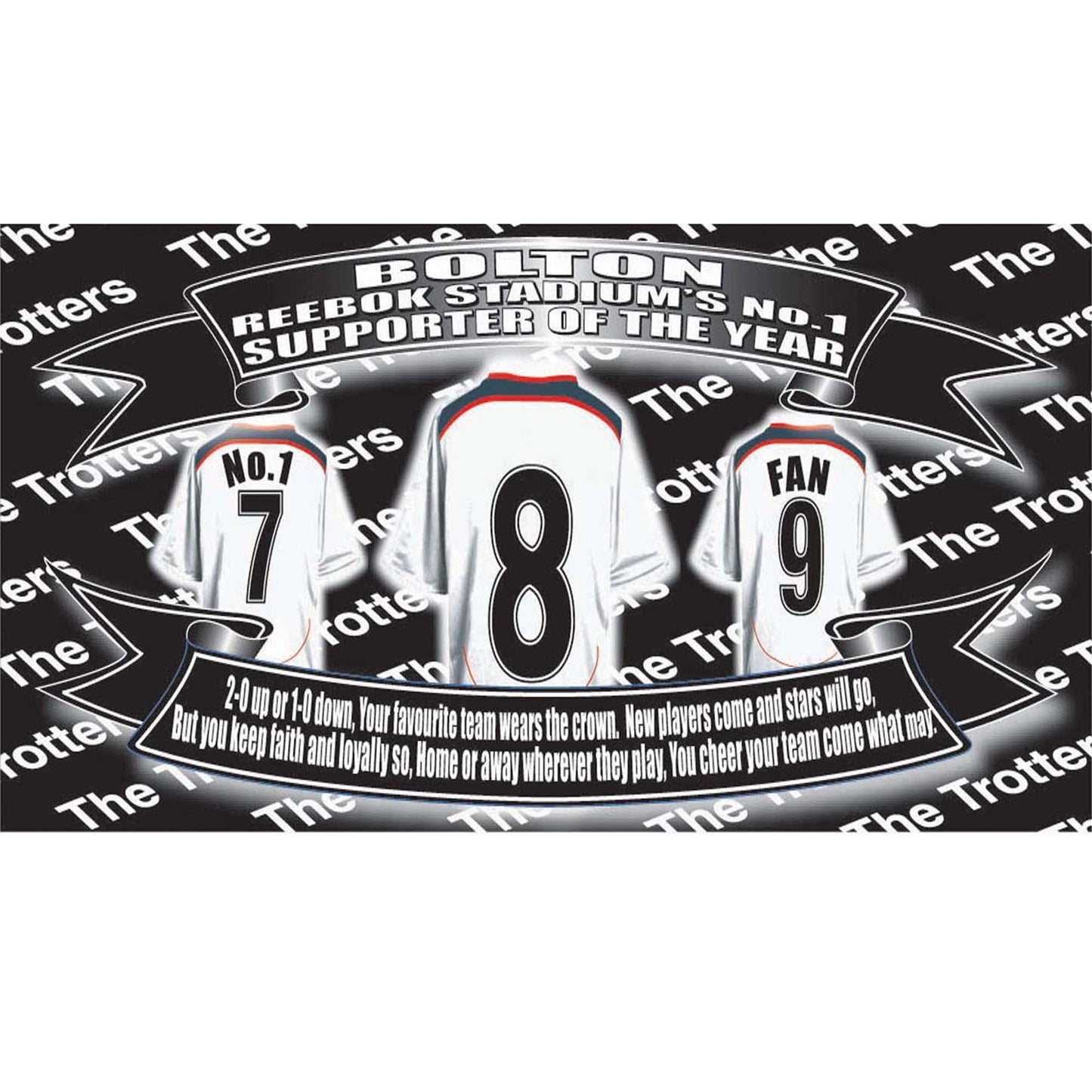 Bolton Football Shirt Personalised Ceramic Money Box Gift