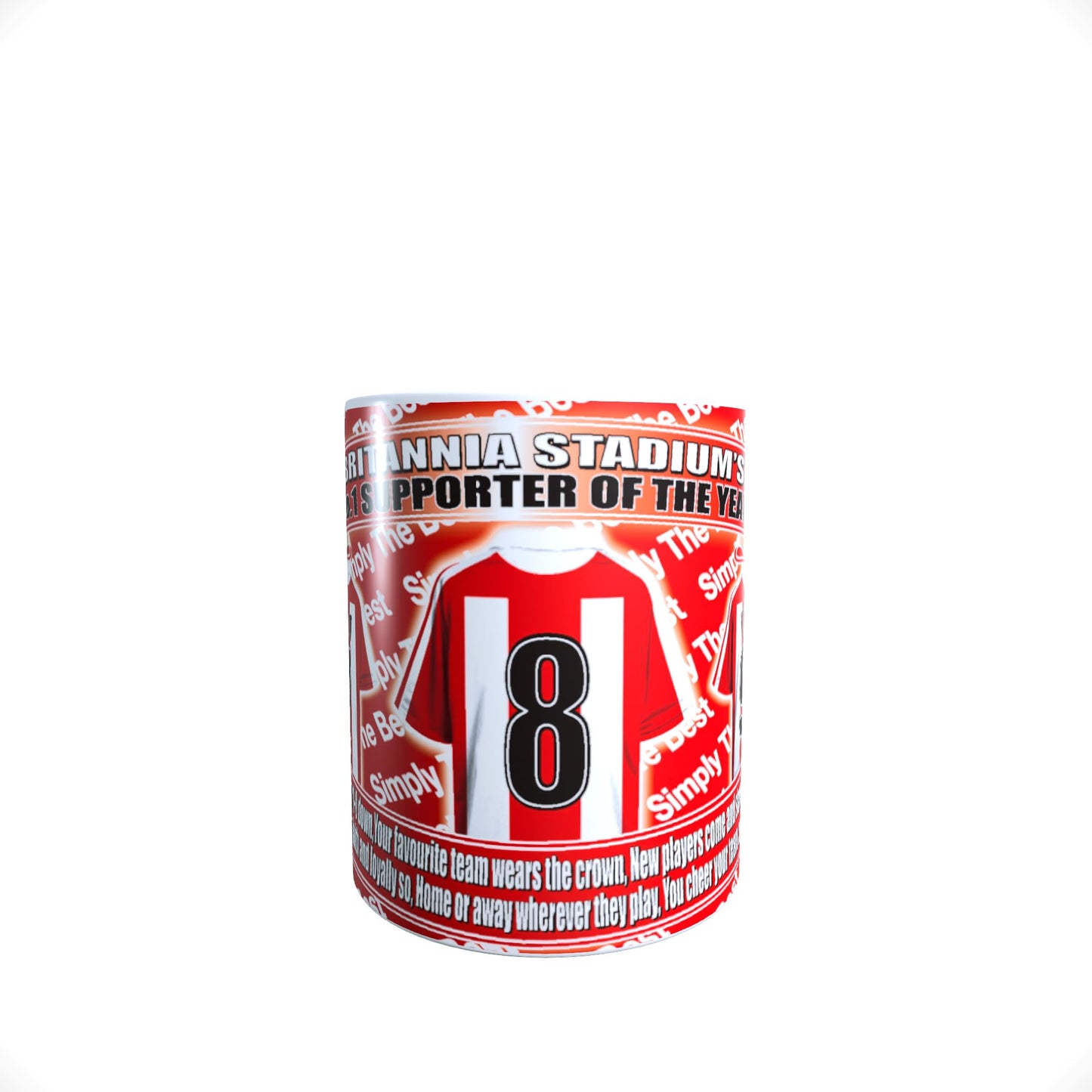 Stoke Football Shirt Lap Tray And Mug Gift Set