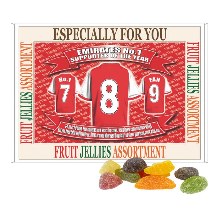 Gooners Football Shirt Gift Boxed Sweets