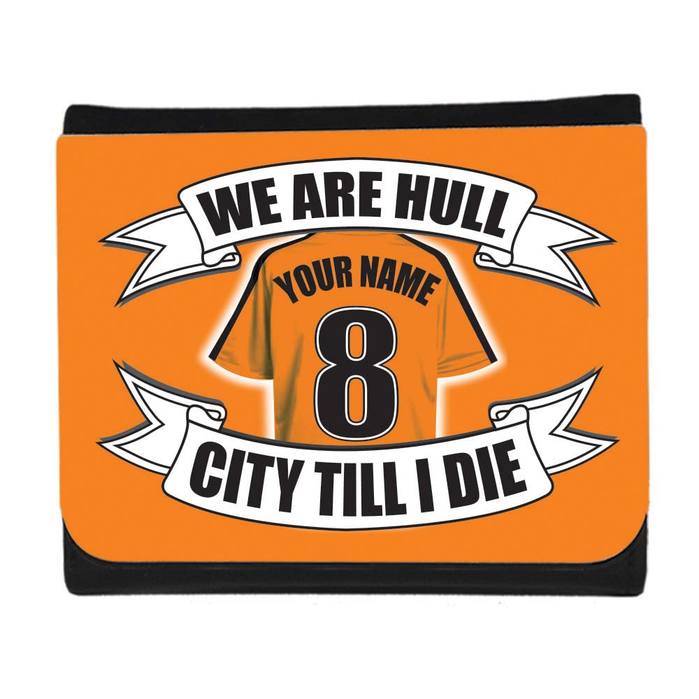 Hull Personalised Football Shirt Money Wallet Gift