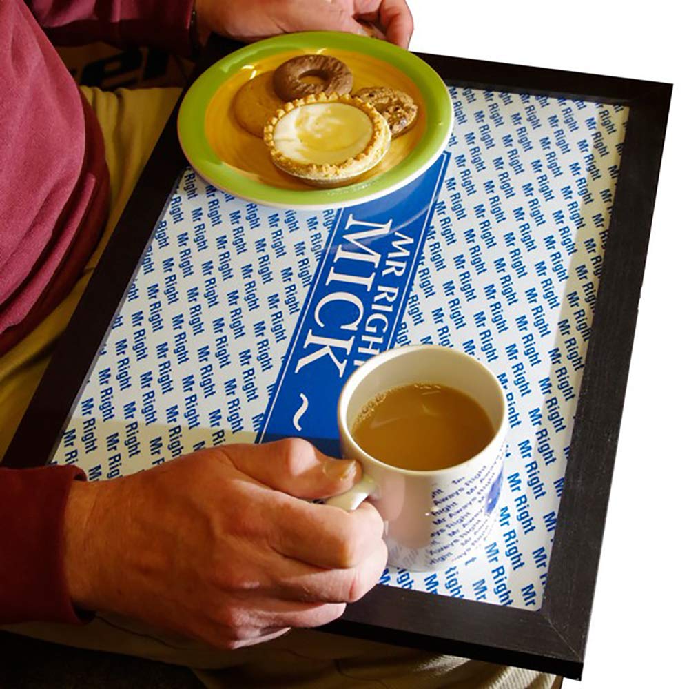 Mr Right male personalised lap tray
