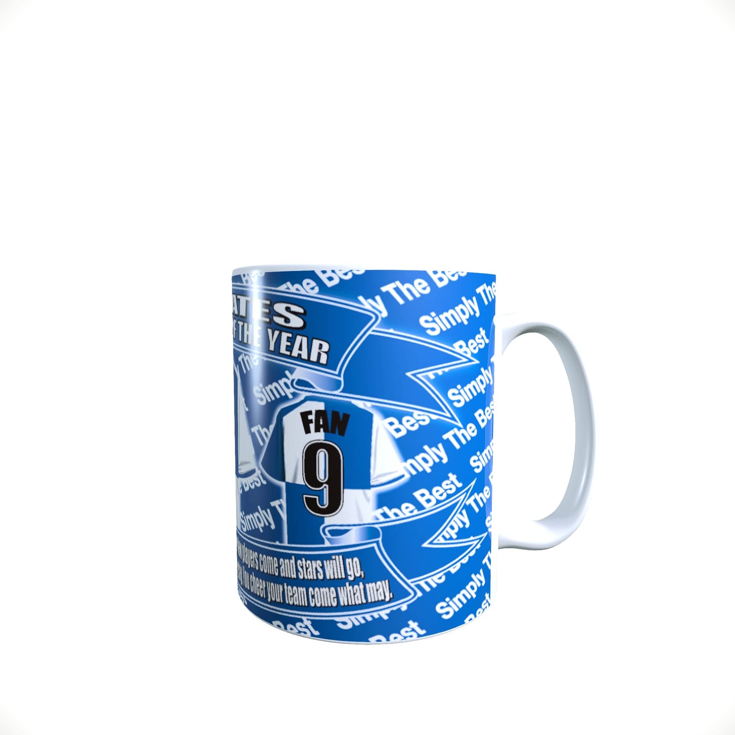 Bristol R Football Team Shirt Personalised Mug Gift with Chocolate Footballs