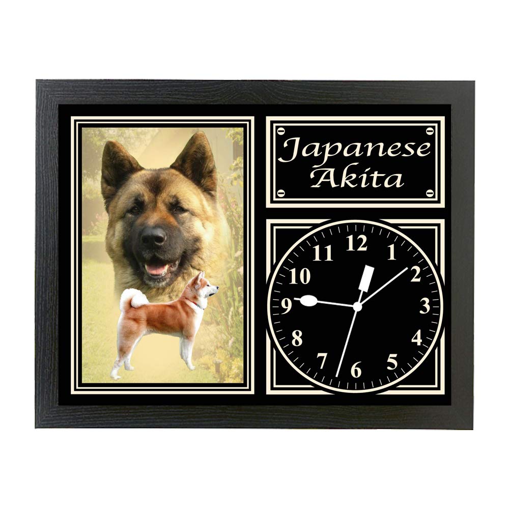 Japanese Akita Dog Breed Gift Clock