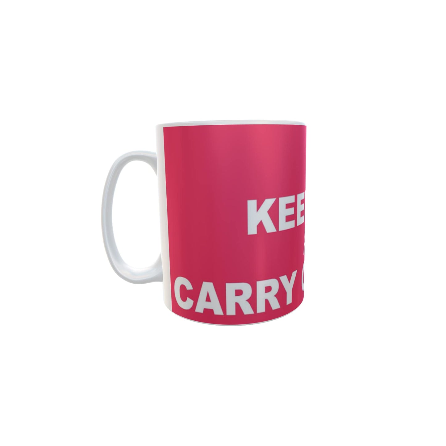 Keep Calm and Carry On Fishing Gift Mug