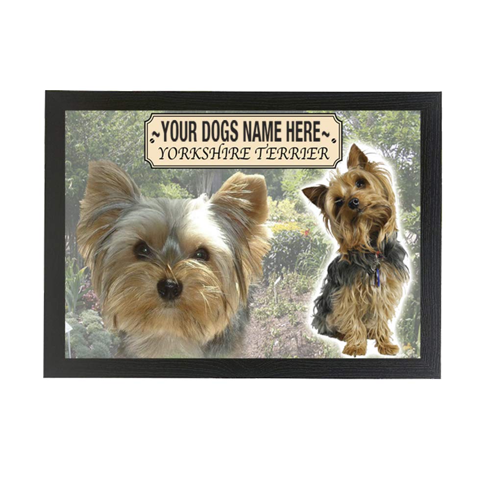 Yorkshire Terrier Personalised Dog Breed Gift Lap Tray