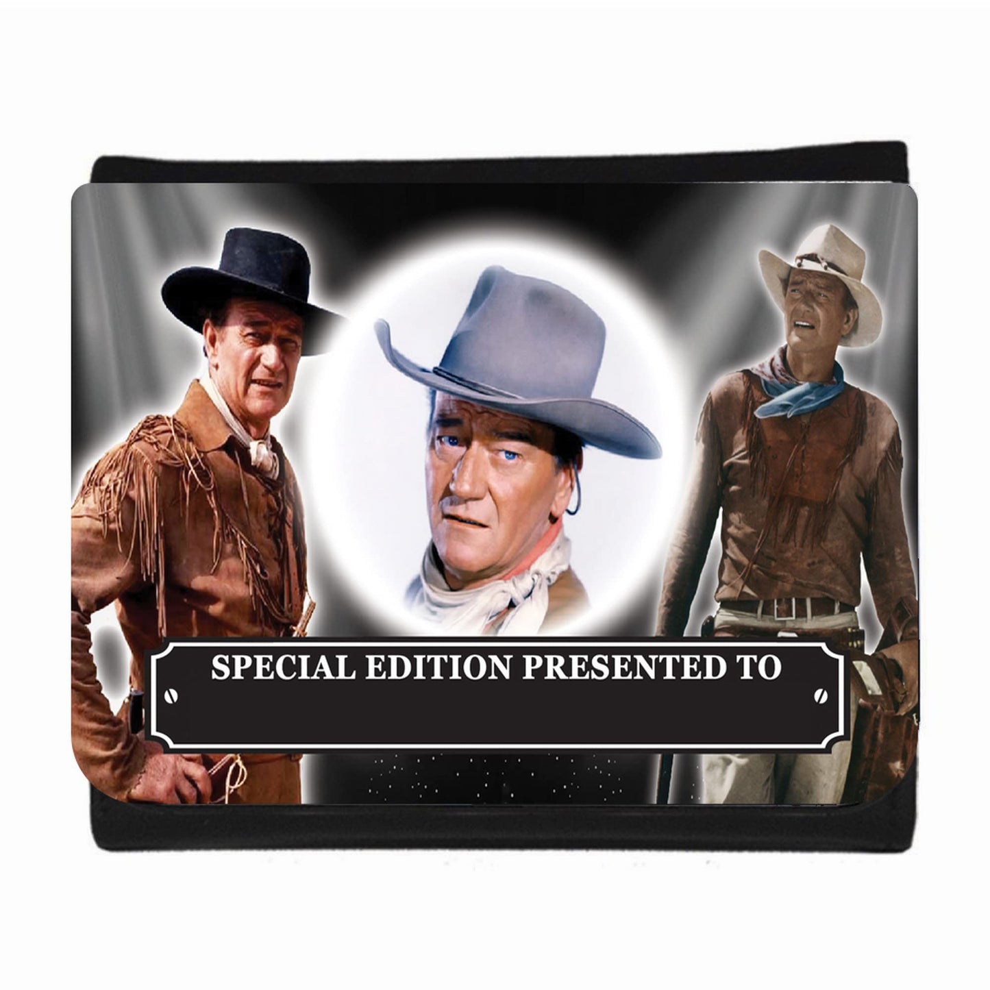J Wayne Cowboy Icon Personalised Wallet Gift Westerns-John