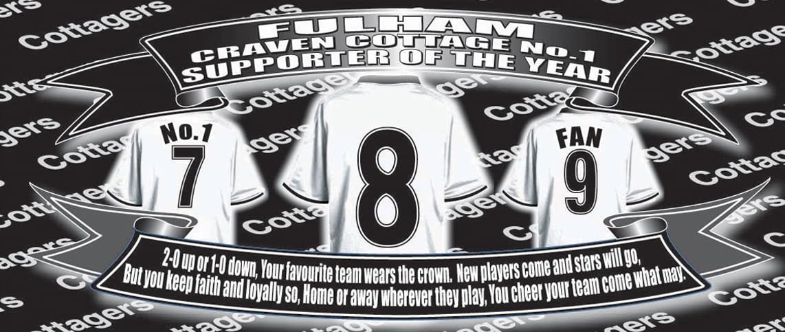 Fulham Football Shirt Silver Aluminium Two Lid Unisex Water Bottle Gift