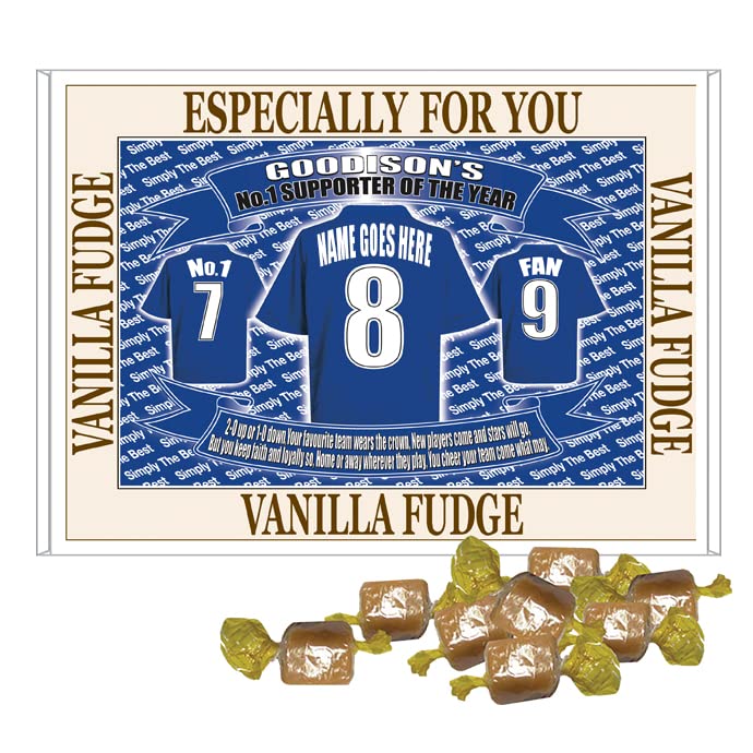 The People's Club Football Shirt Personalised Gift Boxed Sweets