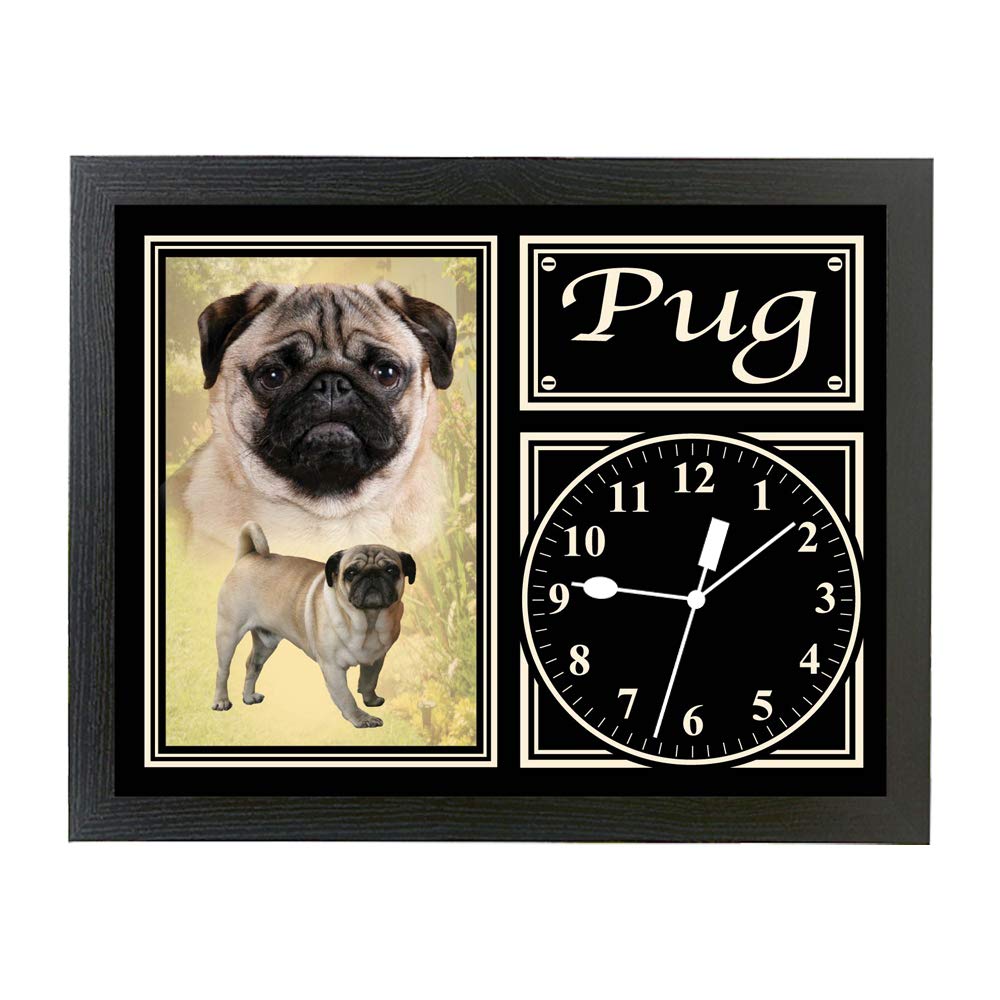 Pug Dog Breed Gift Clock