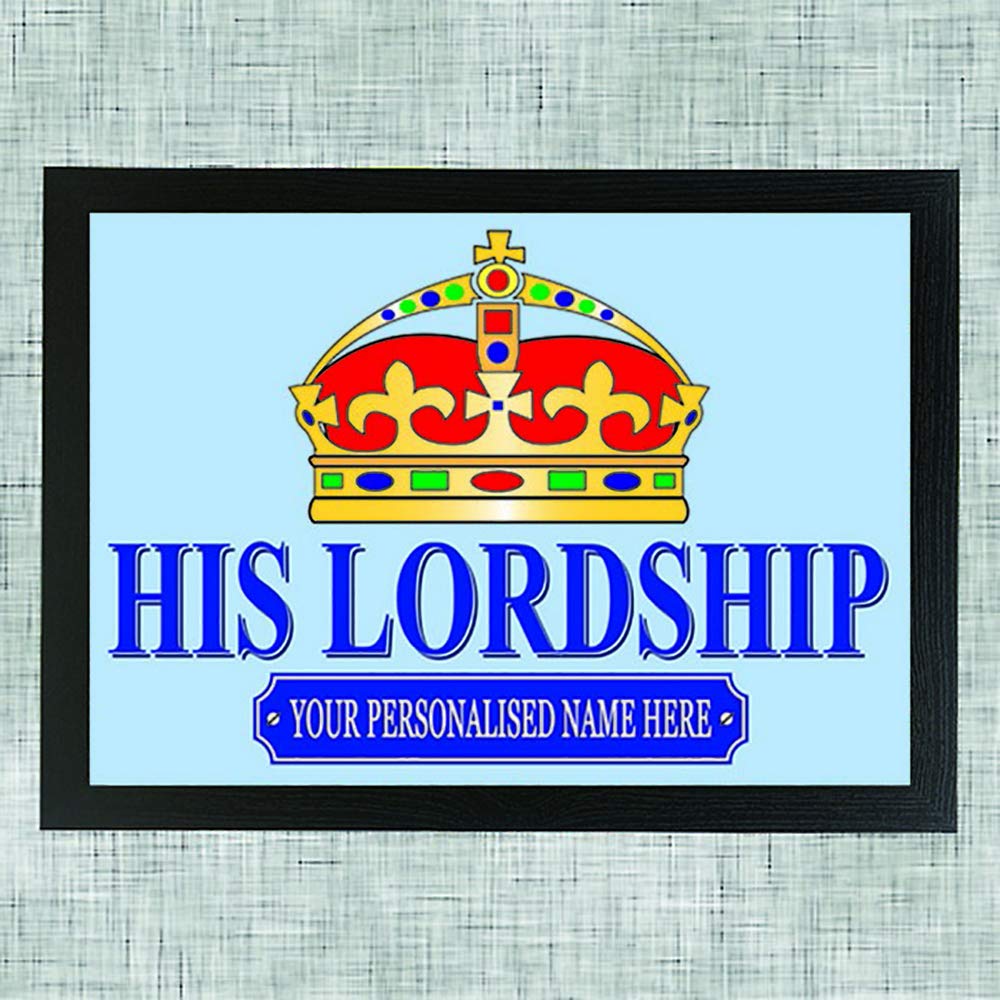 His Lordship Personalised Lap Tray