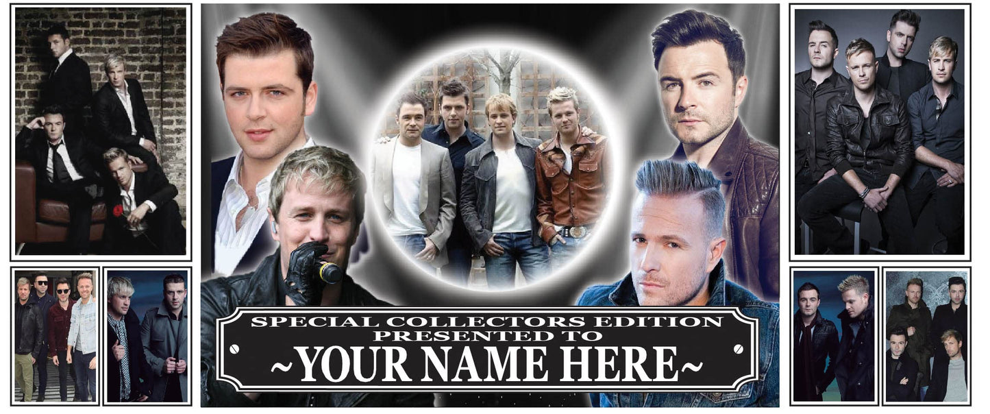 West 'Irish Boy Band' Life Personalised Icon Mug & Choice of Sweets