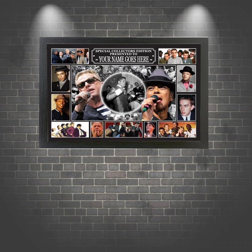 Personalised Ska Icon Mod Framed Hanging Wall Picture