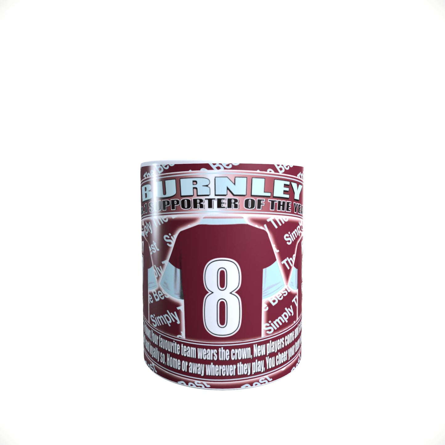 Burnley Football Club Shirt Lap Tray And Mug Gift Set