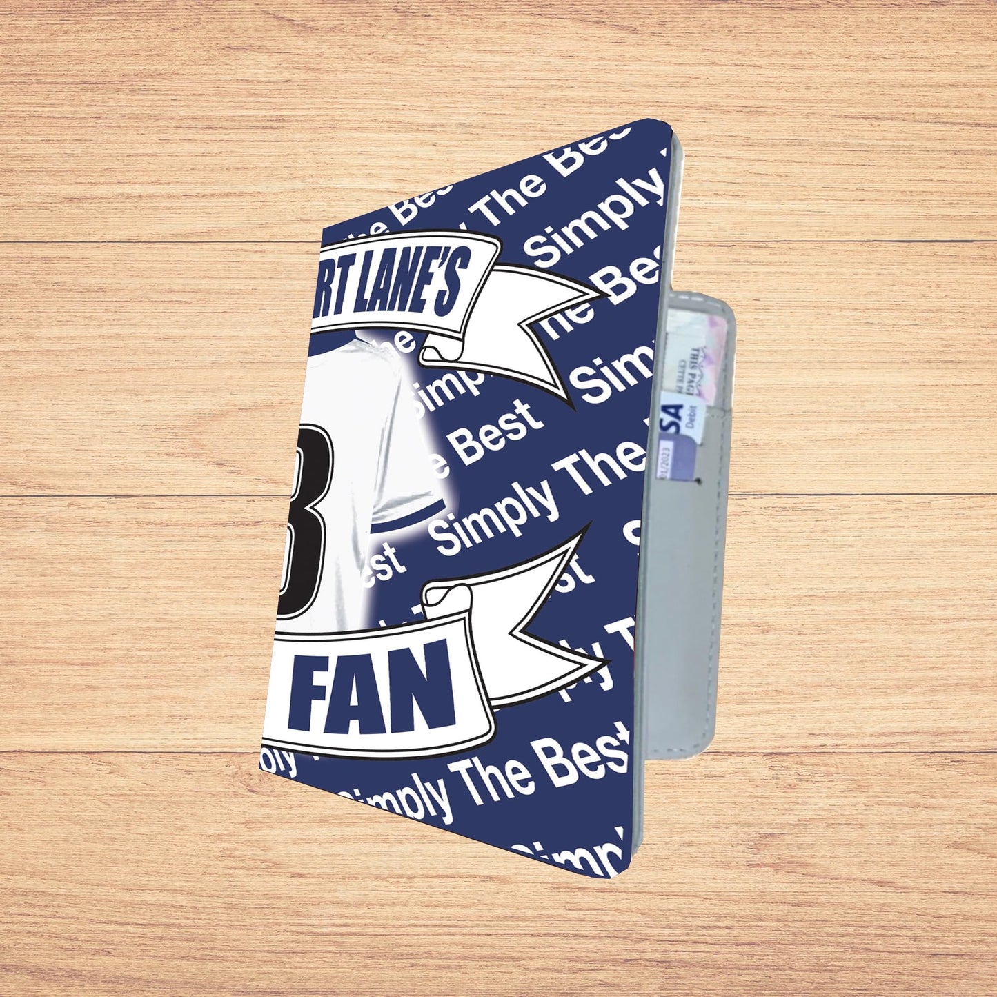 Tott Football Team Shirt Travel Passport Holder Wallet Case Gift Present