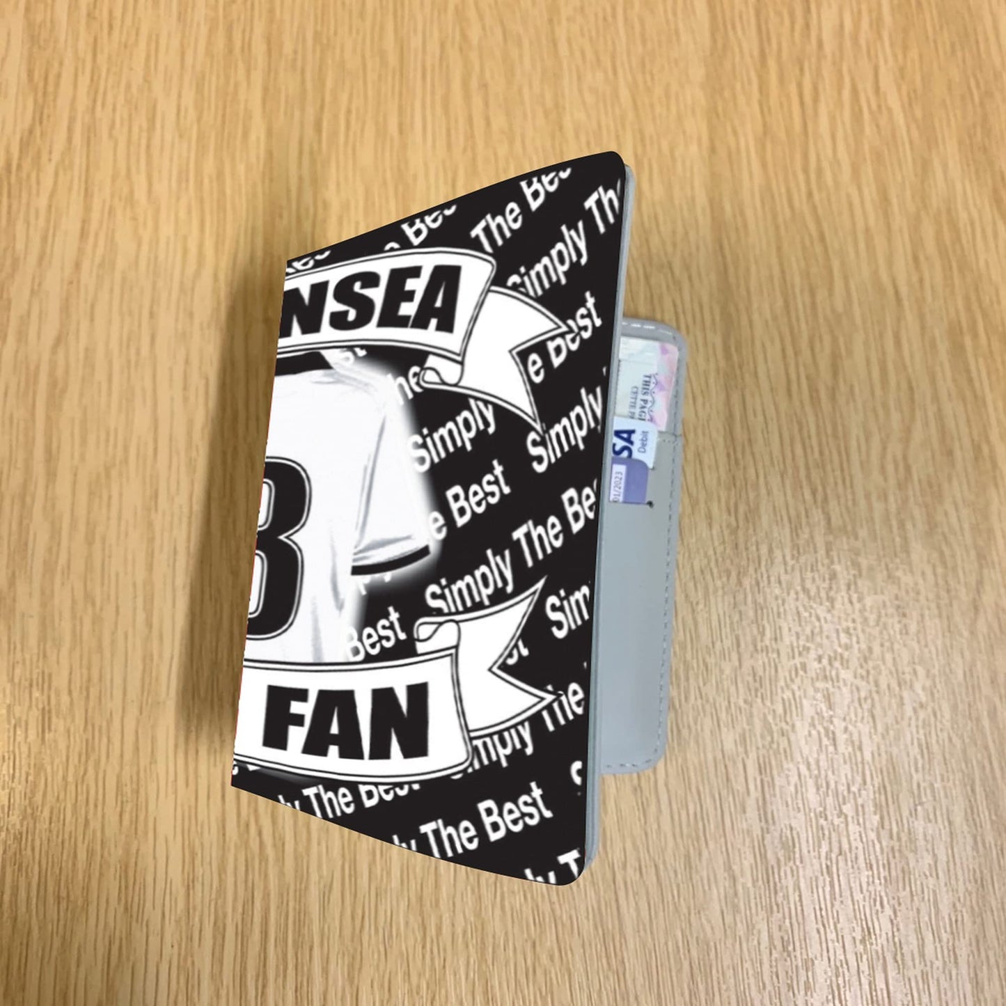 Swansea Football Shirt Travel Passport Holder Case Gift Present