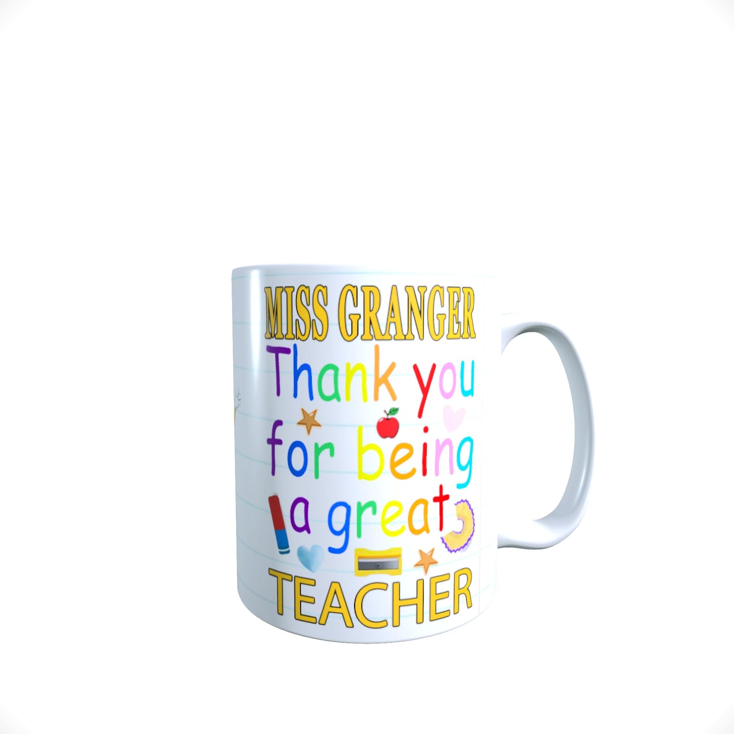Thanks for Being A Great Teacher Personalised Mug Gift