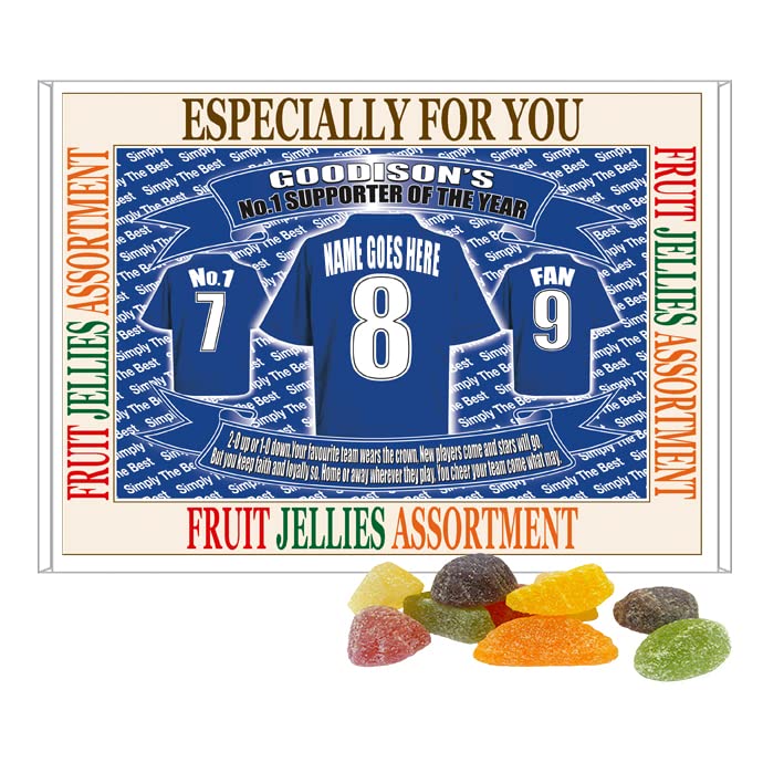 The People's Club Football Shirt Personalised Gift Boxed Sweets