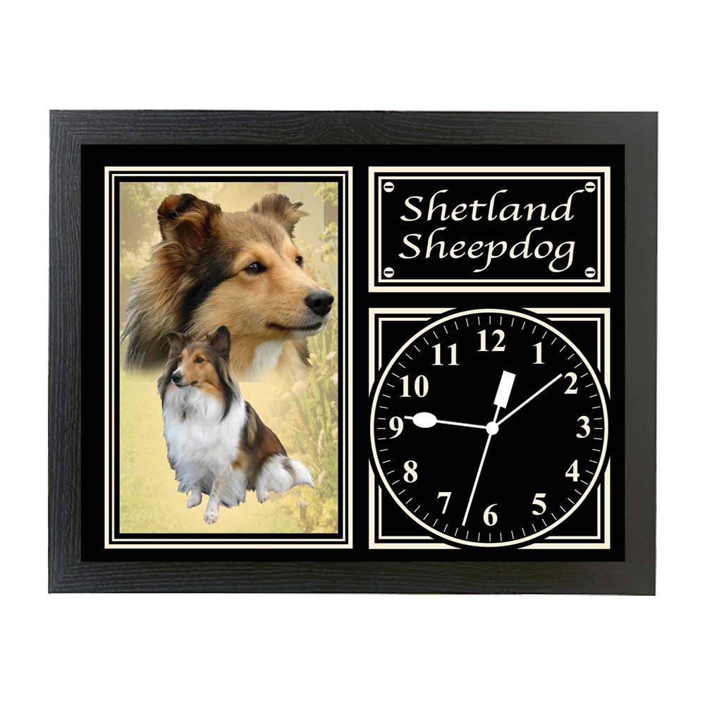 Shetland Sheepdog Dog Breed Gift Clock