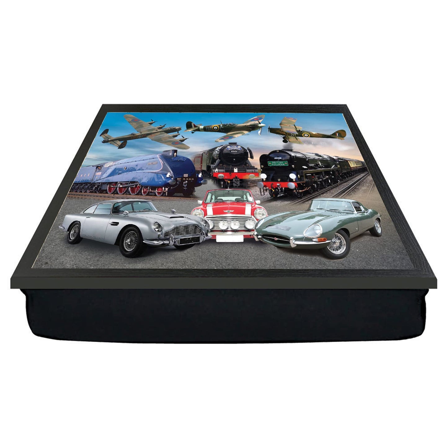 Classic Cars Lap Tray Present Gift - Dinner Lap Tray - Cushioned Bottom
