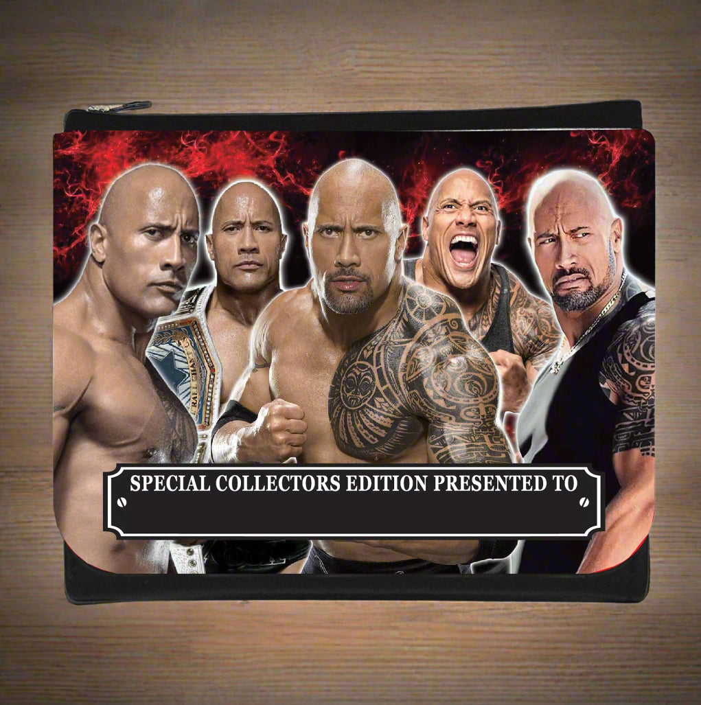 Dwayne Johnson Celebrity Icon Personalised Wallet Gift