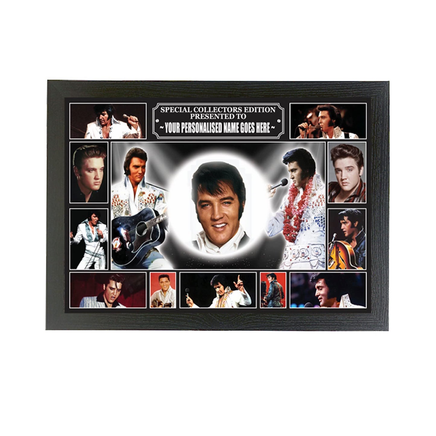 Elvis Presley King of Rock n Roll Personalised Icon Lap Tray