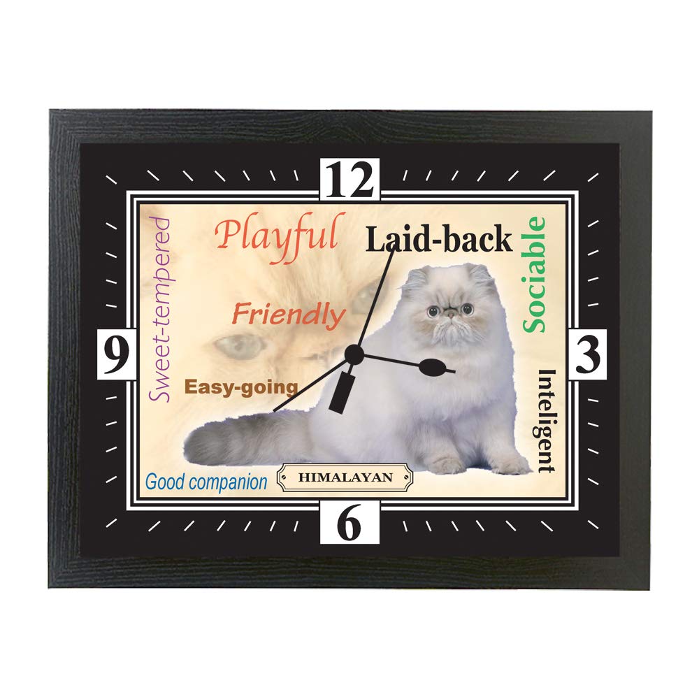 Himalayan Cat Breed Gift Clock