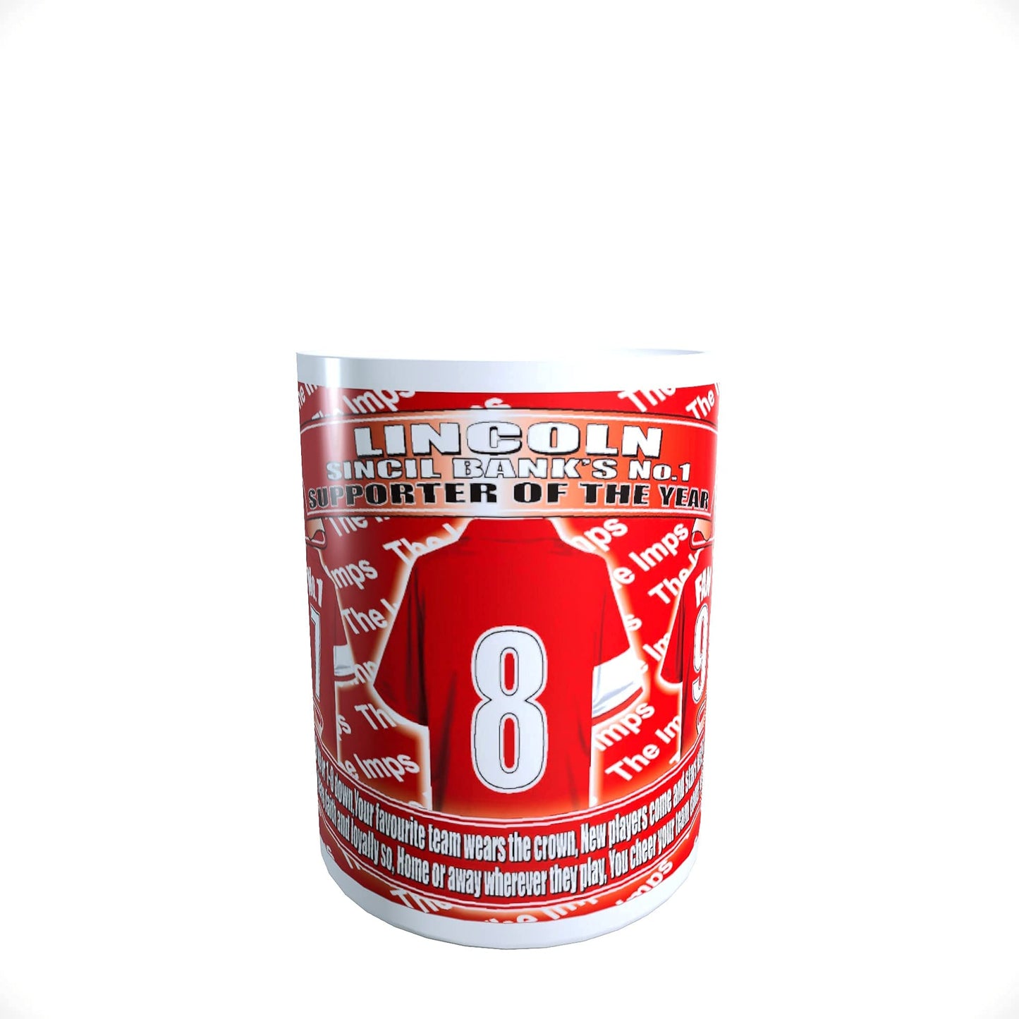 Lincoln Football Shirt Ceramic Money Box Gift