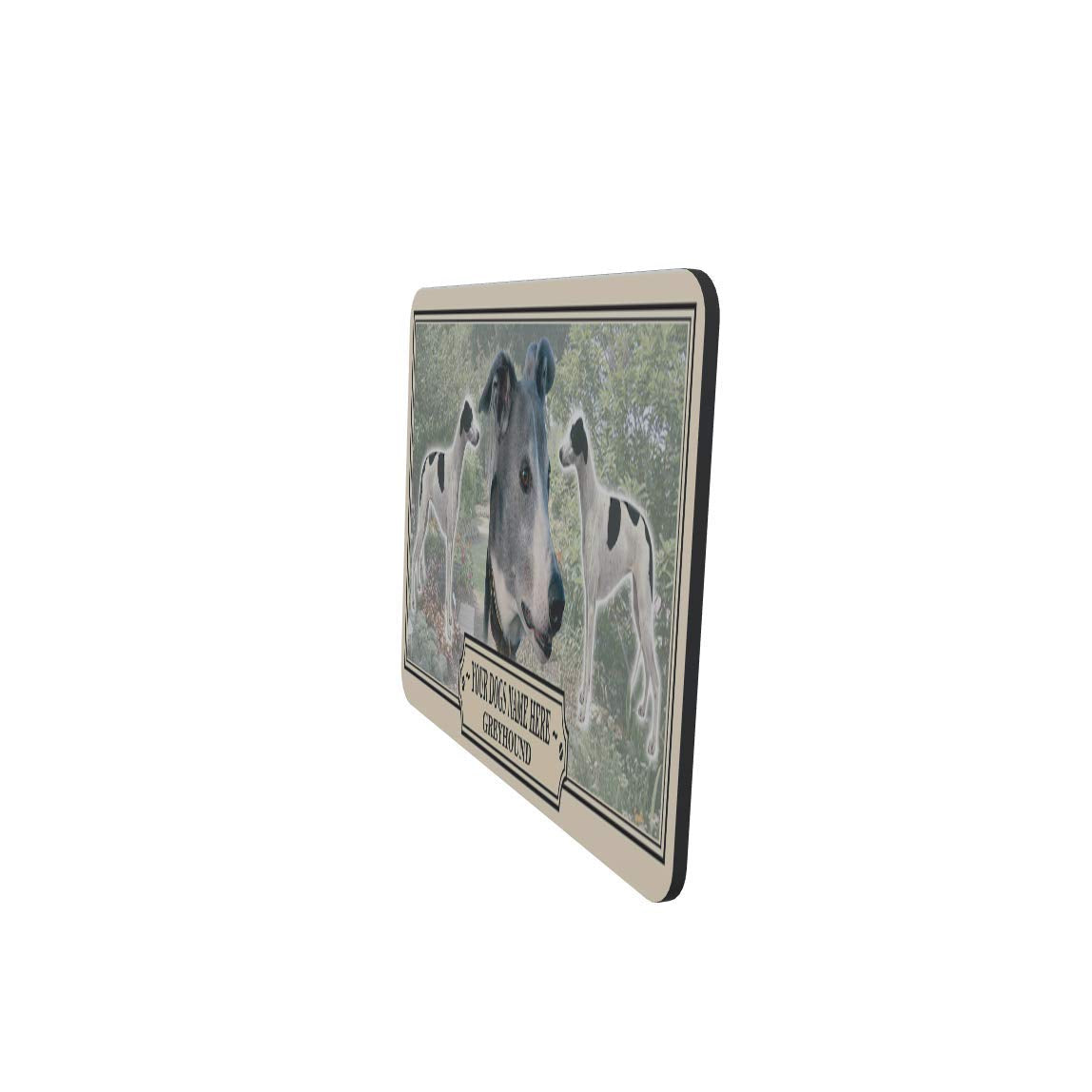 Greyhound Personalised Dog Breed Mouse Mat Gift