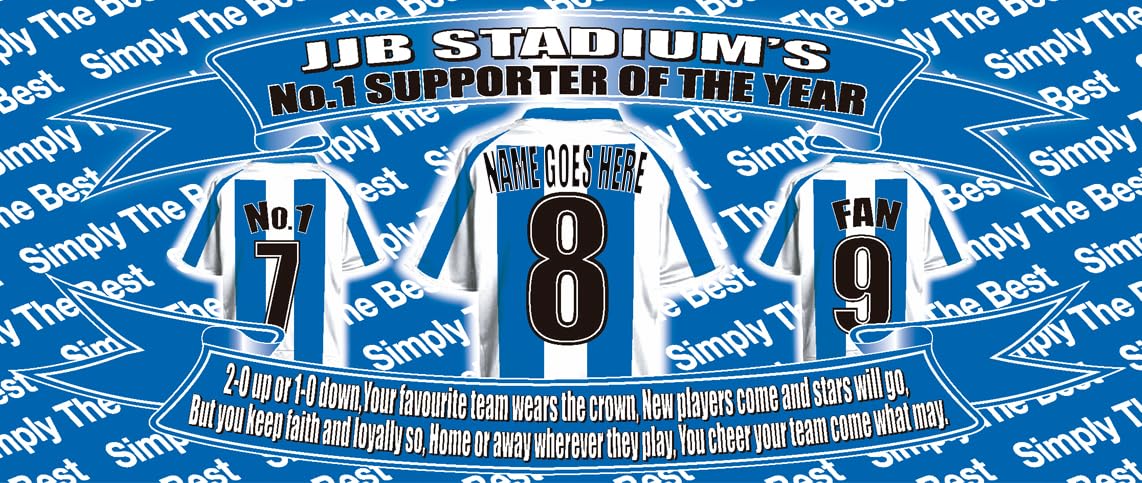 Wigan Personalised Football Shirt Silver Aluminium Two Lid Unisex Water Bottle Gift