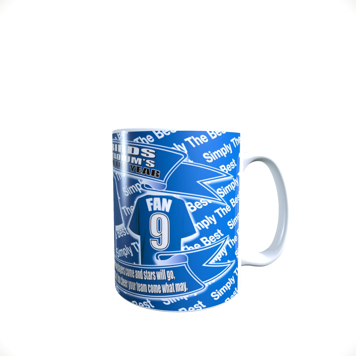Cardiff Football Team Shirt Mug Gift with Chocolate Footballs