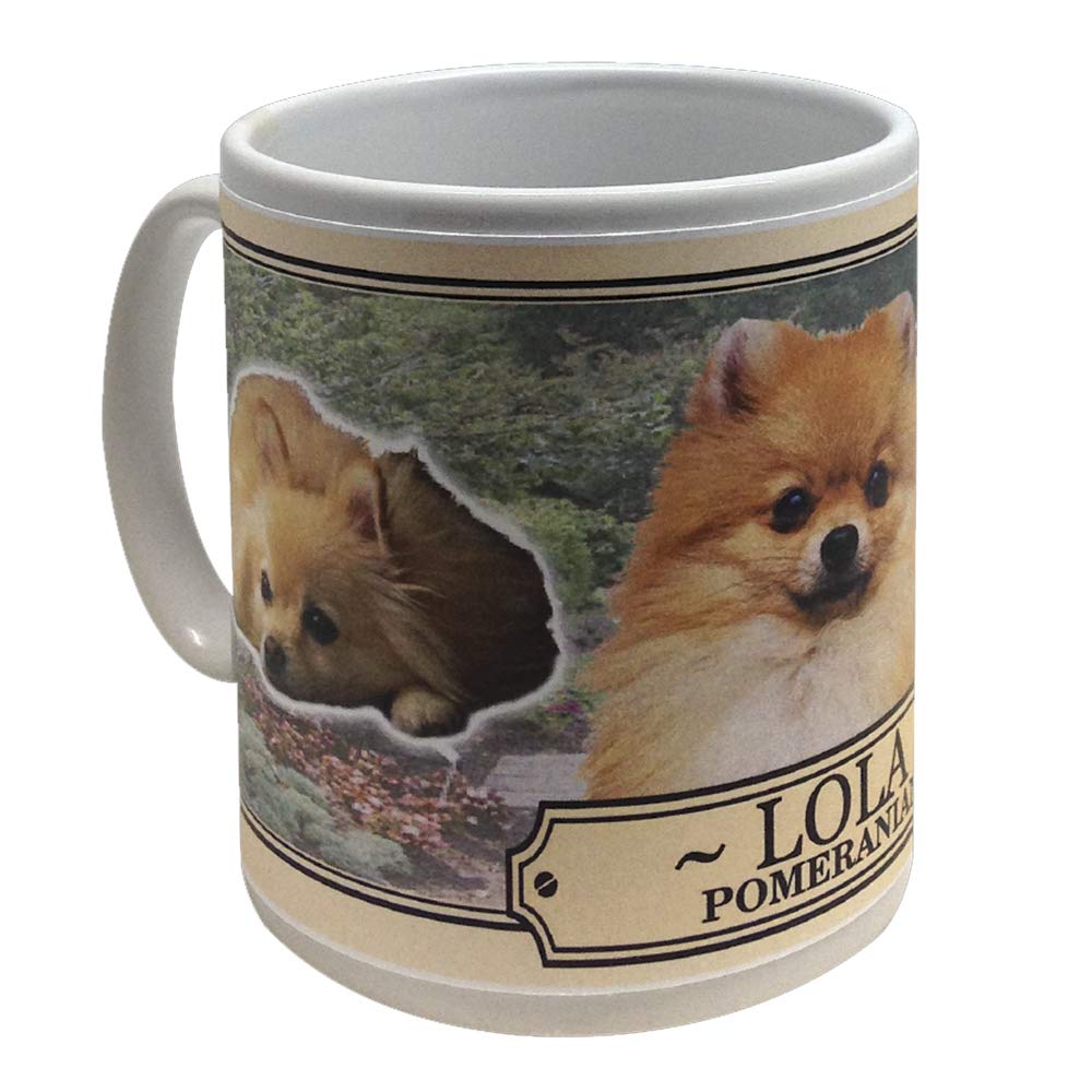 Pomeranian Personalised Dog Breed Gift Mug