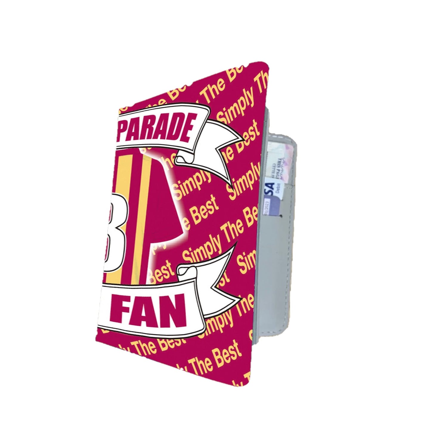 Bradford City Football Shirt Travel Passport Holder Case Gift Present