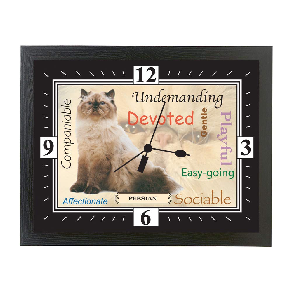Persian Cat Breed Gift Clock