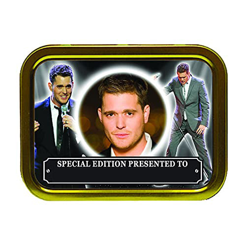 Michael Buble Personalised Icon Gift Tobacco Tin & Products
