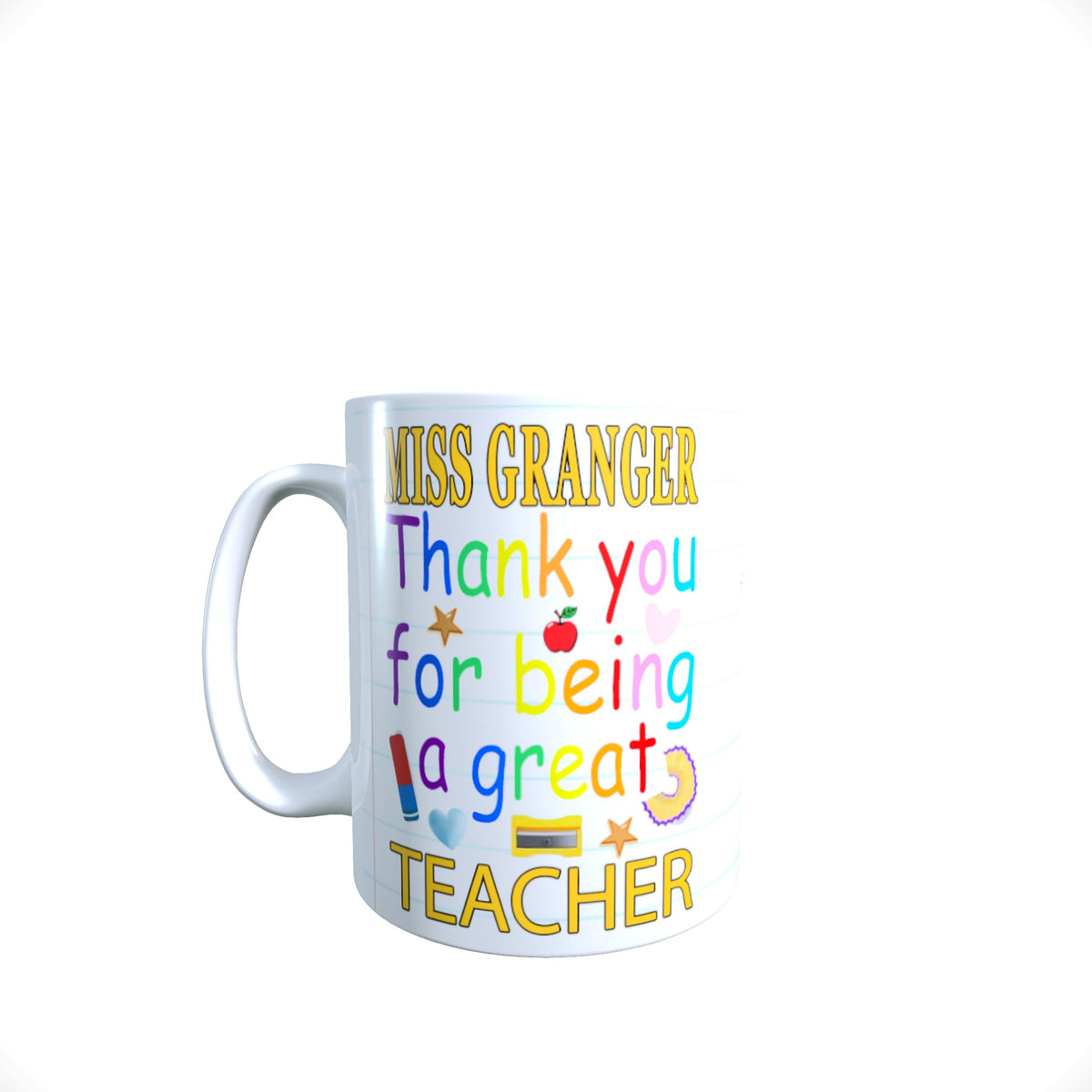 Thanks For Being A Great Teacher Personalised Individually Wrapped Fudge Mug Gift