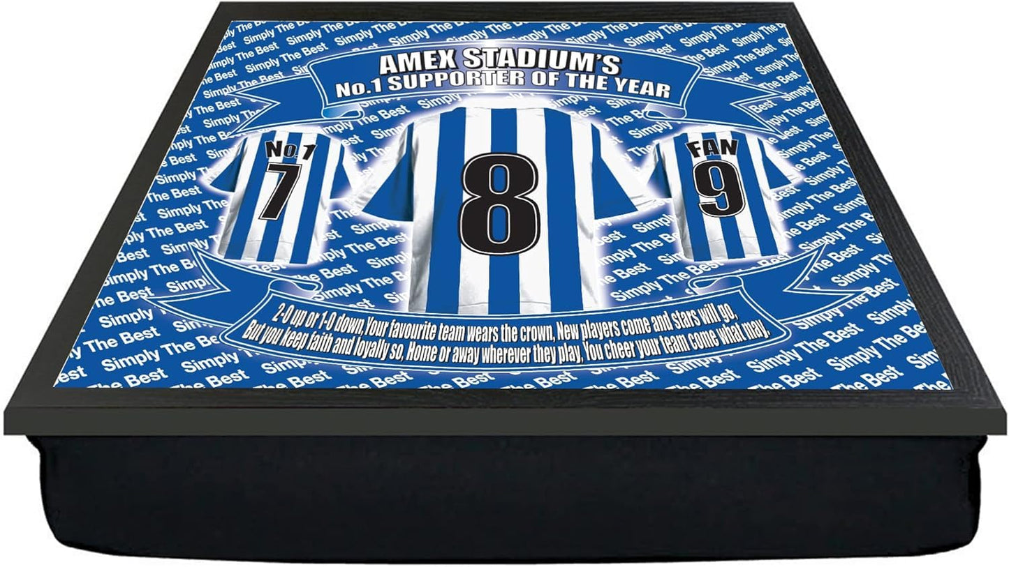 Brighton Football Club Shirt Lap Tray And Mug Gift Set